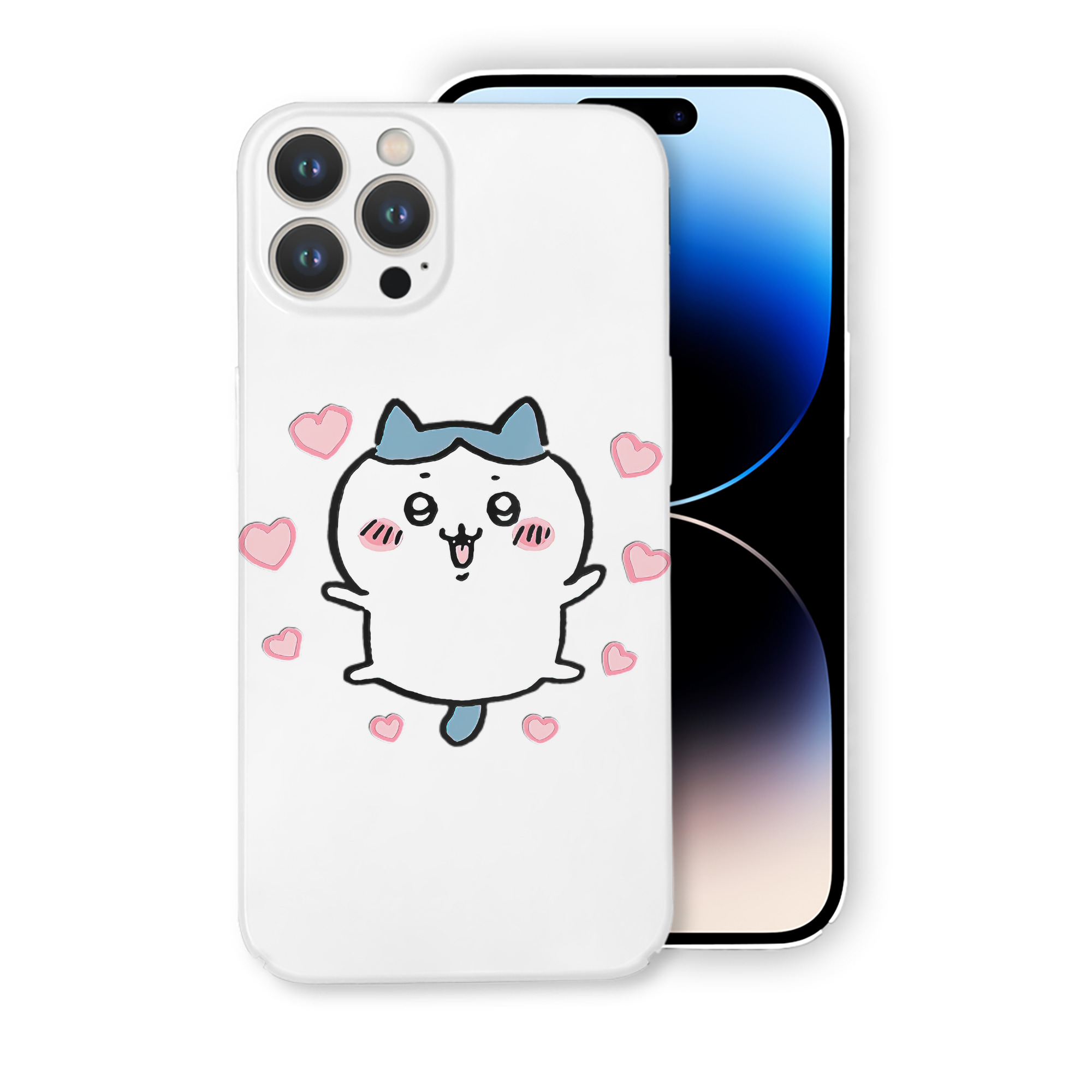 （画像用） ちいかわ ハチワレ Chii-kawa hachiware 【iPhone 14シリーズ対応】ハードケース